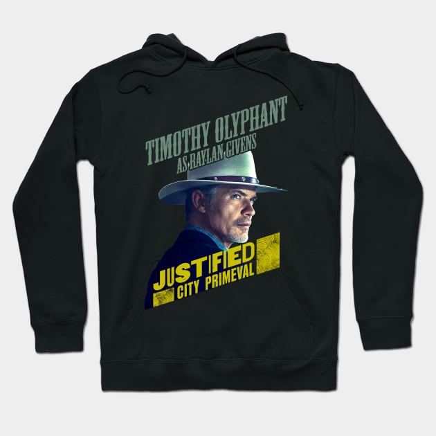 Justified: City Primeval Timothy Olyphant as Raylan Givens Hoodie by ironpalette